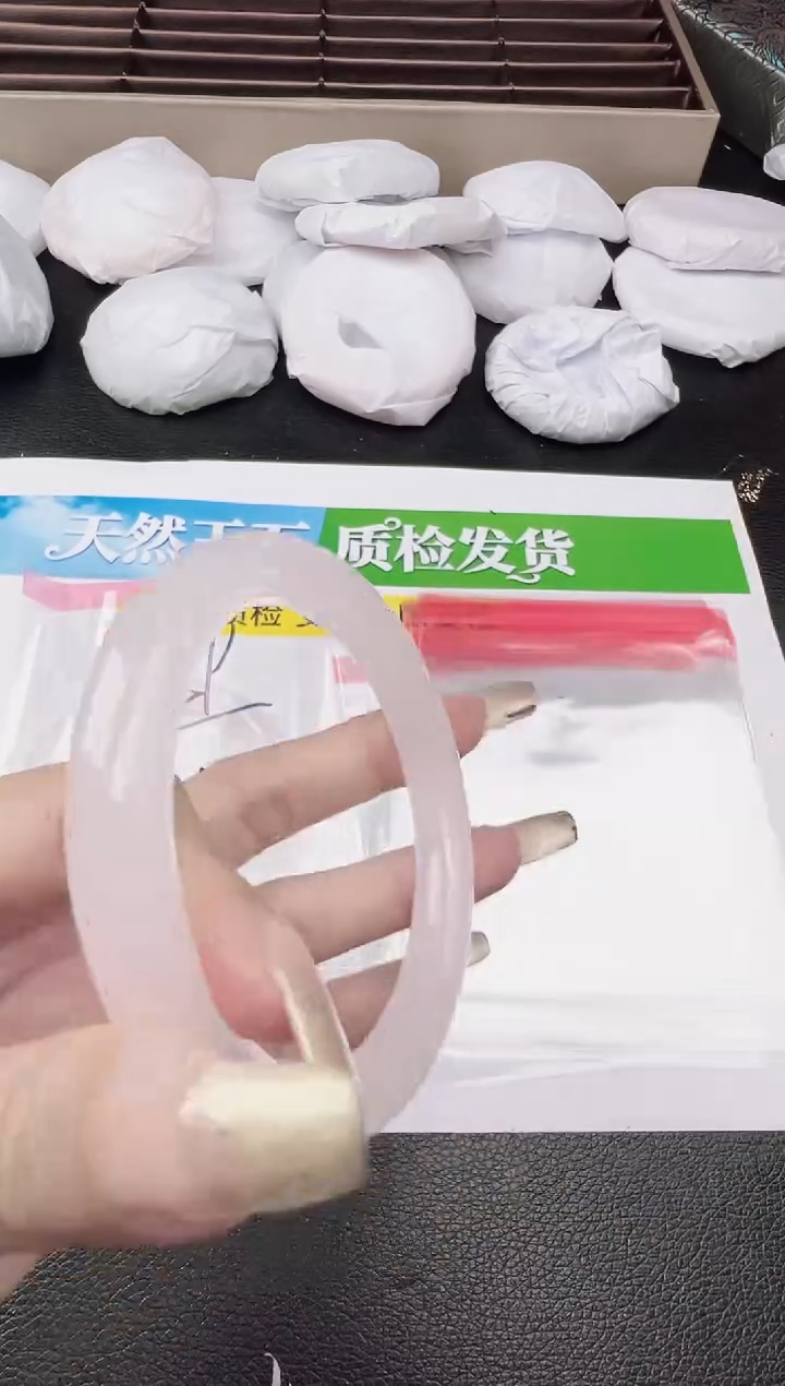 未镶嵌手镯石英质玉圈口 57 59