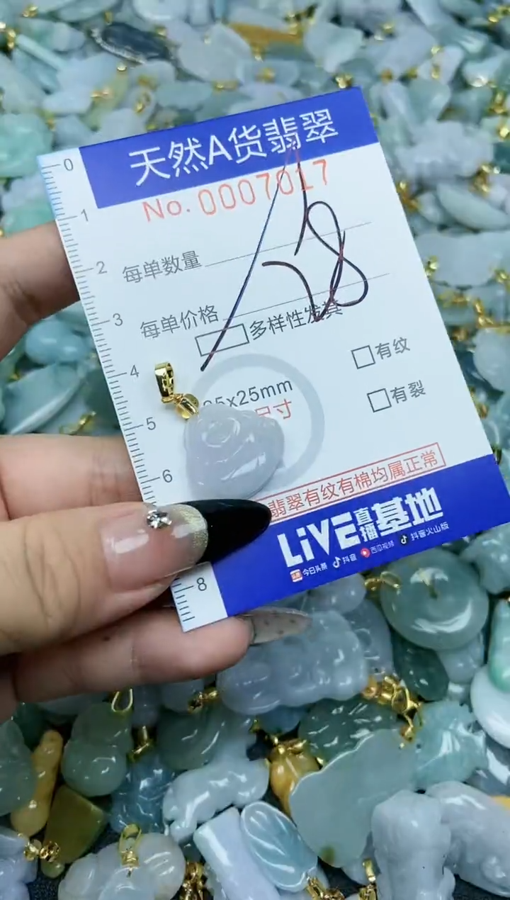 【闪购商品】翡翠颈饰未镶嵌天然A货翡翠