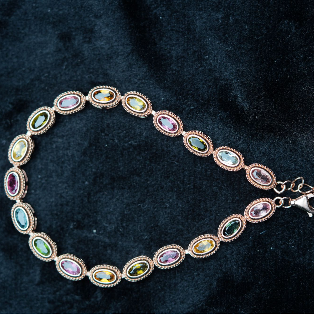 ZY-YGBXS621-碧玺手链3*5旦