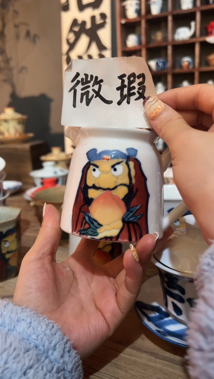 【闪购商品】观云听雨原创手绘茶具