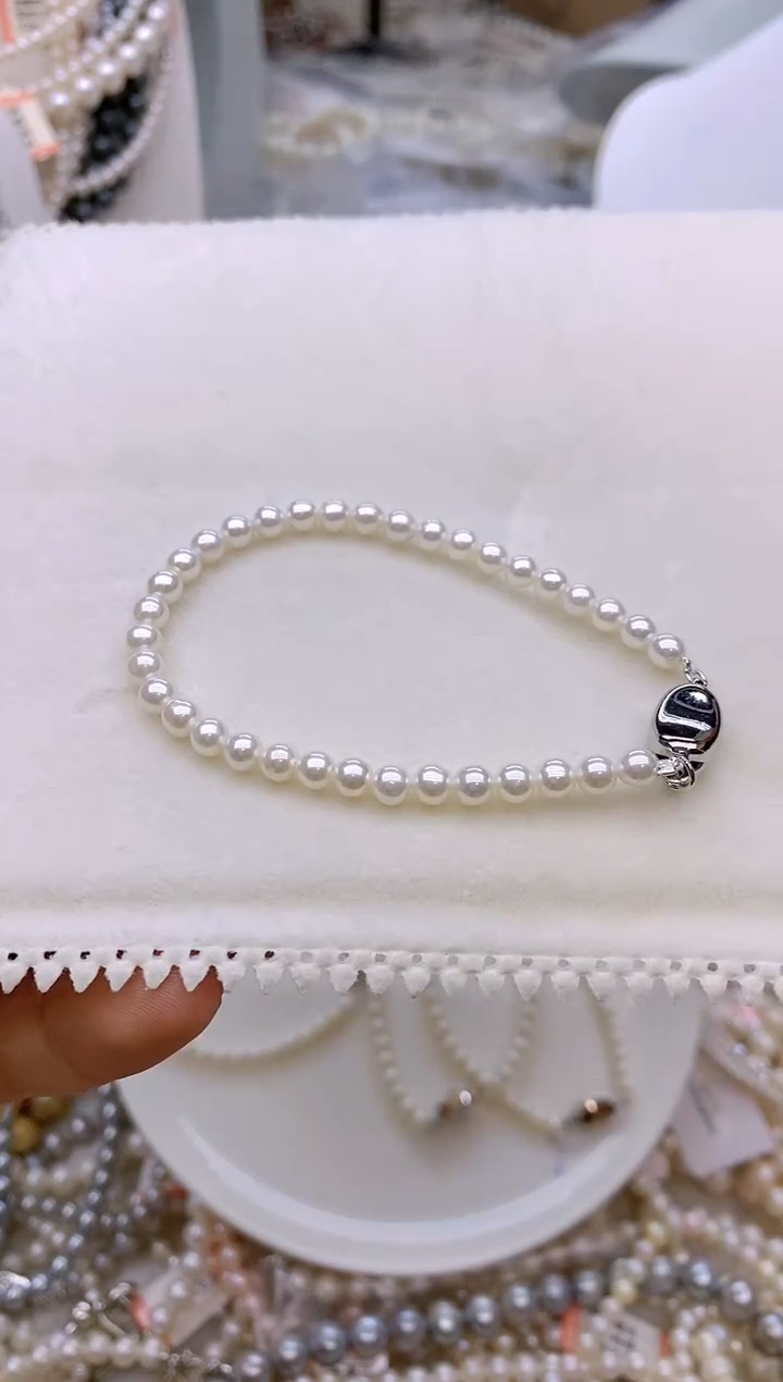 未镶嵌1淡水珍珠手串