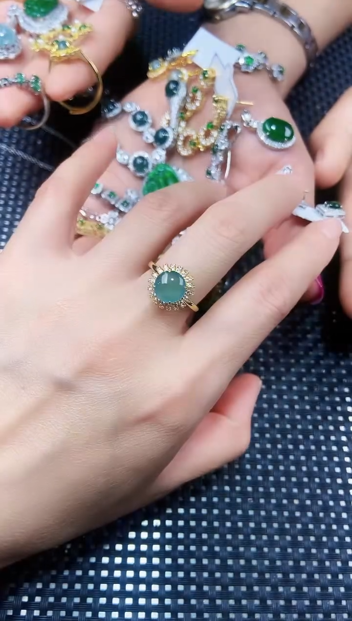 【闪购商品】翡翠戒指未镶嵌111111111