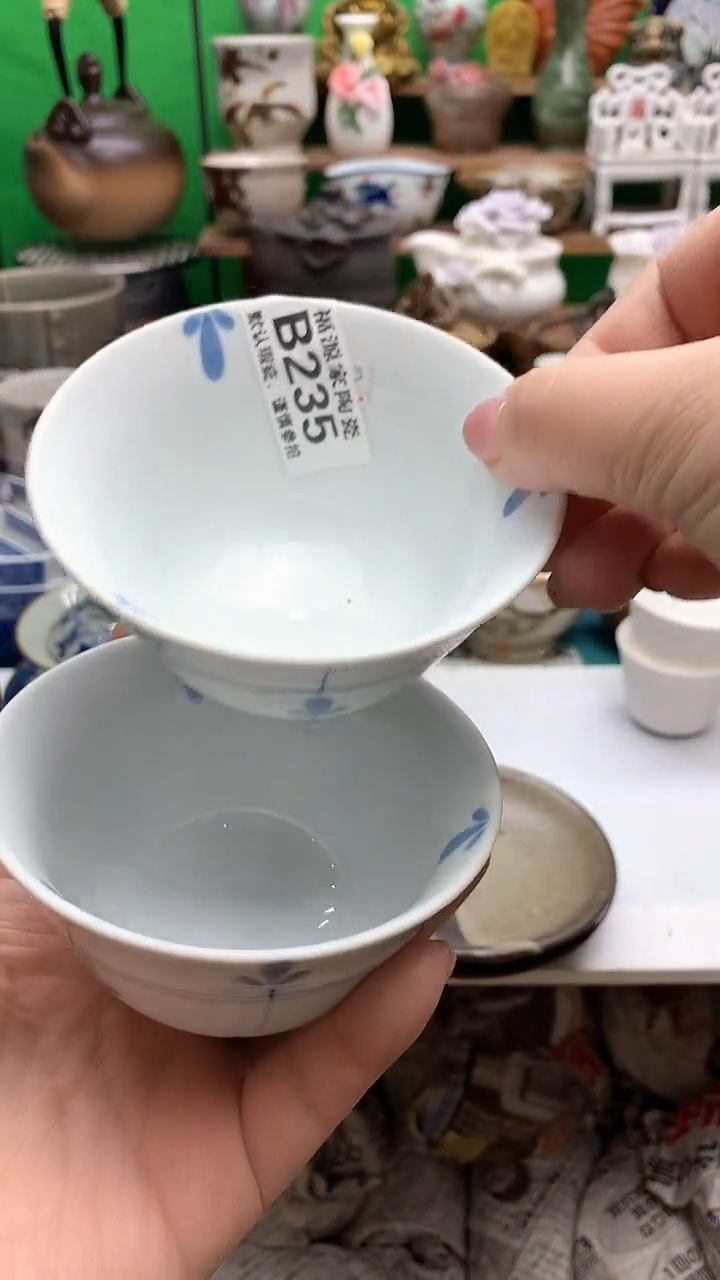 【闪购商品】盖碗海外回流瓷器