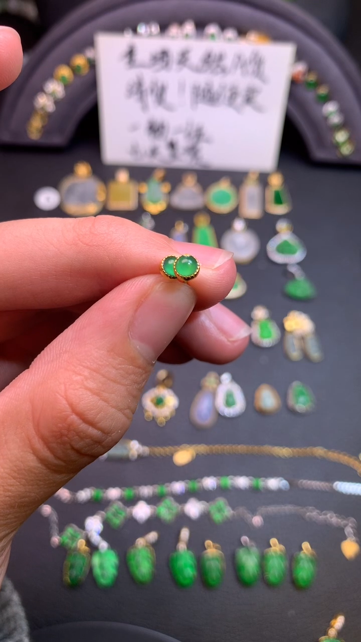 颈饰银S925镶嵌翡翠1