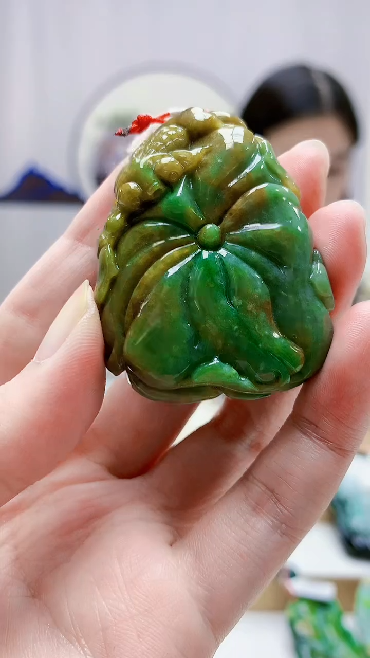 未镶嵌定制翡翠4812zm-毛货挂件28