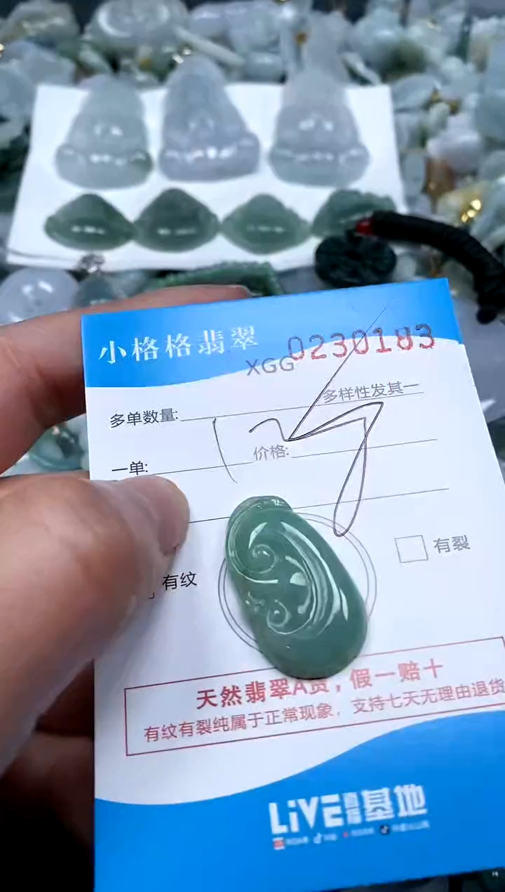 【闪购商品】翡翠颈饰未镶嵌闪购商品0230183