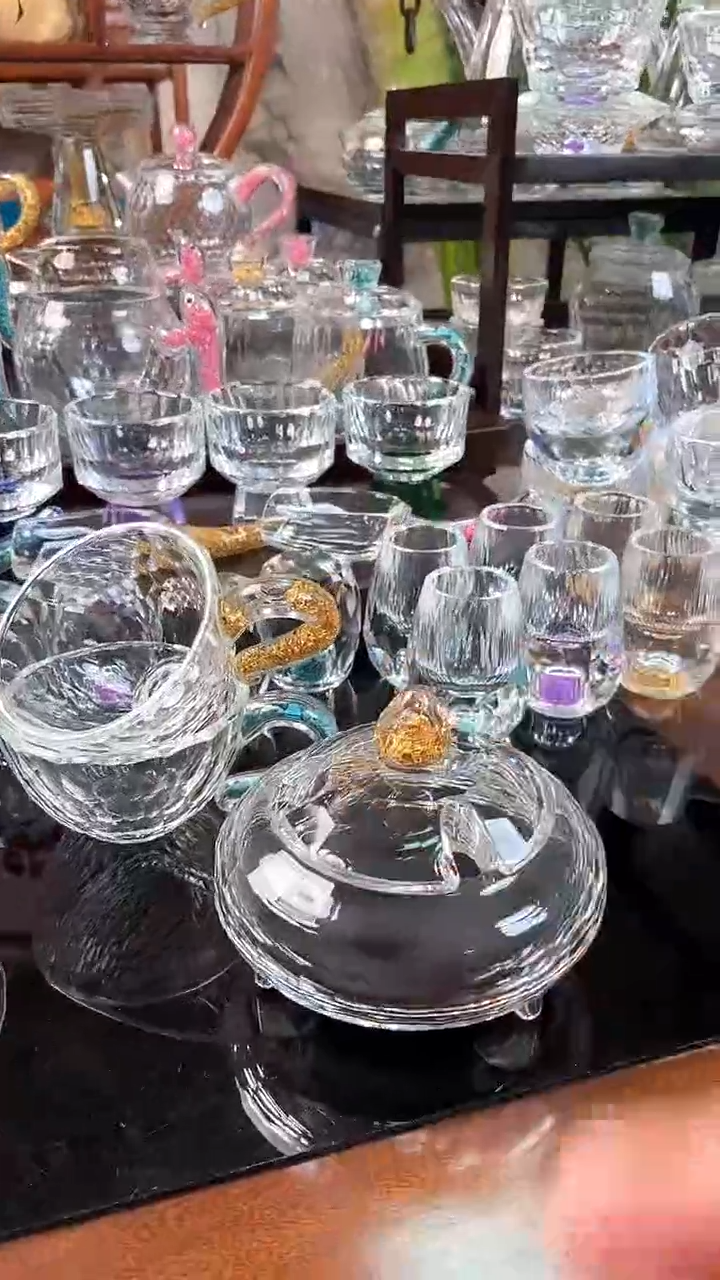 【闪购商品】水晶切面金箔香炉