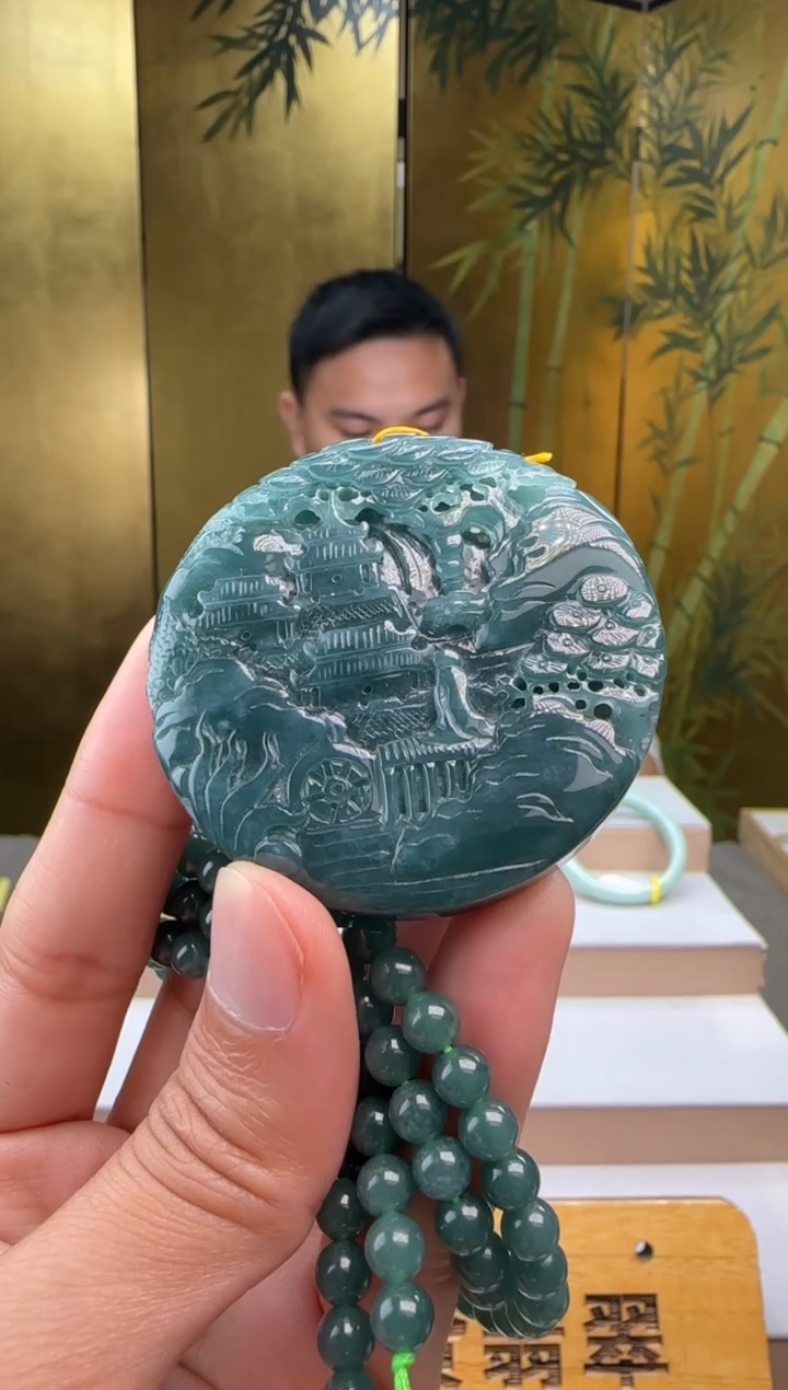 吊坠(赠链)未镶嵌翡翠多样性发其一XM@@960Q3J17152H