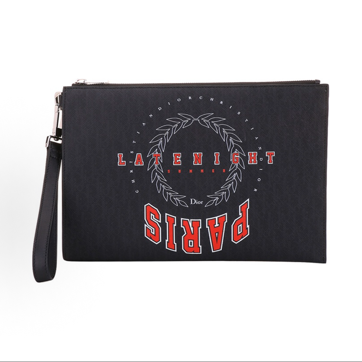 99新 DIOR/迪奥 迪奥荔枝纹手拿包/C109