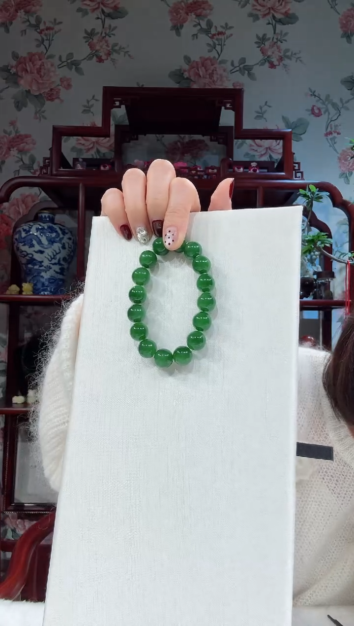 【闪购商品】和田玉（碧玉）手串未镶嵌和田玉（碧玉） 手串