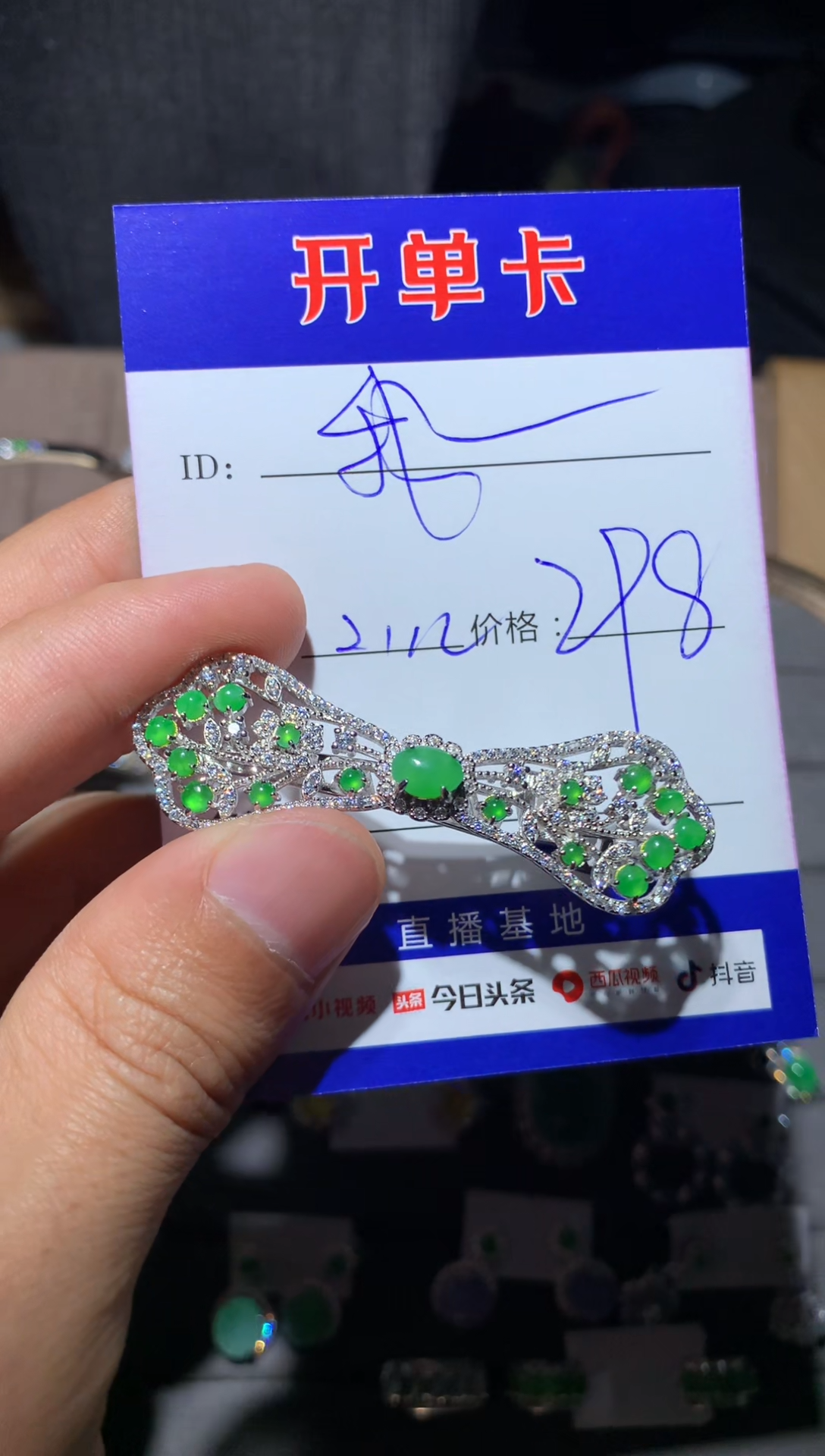 【闪购商品】翡翠颈饰银S925镶嵌 我不想去上学
