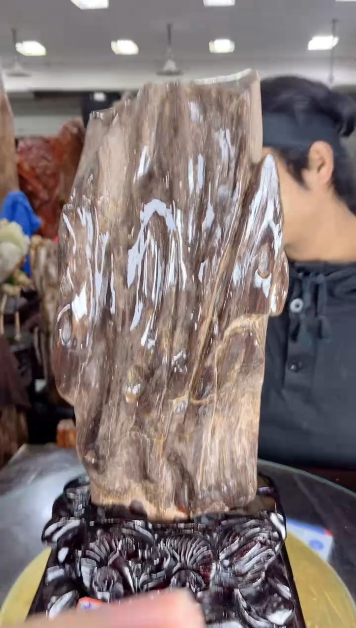 【闪购商品】硅化玉珠宝奇石未镶嵌缅甸天然树化玉