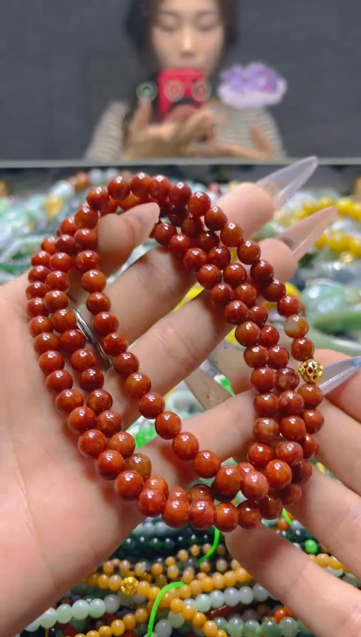 颈饰未镶嵌翡翠6MM