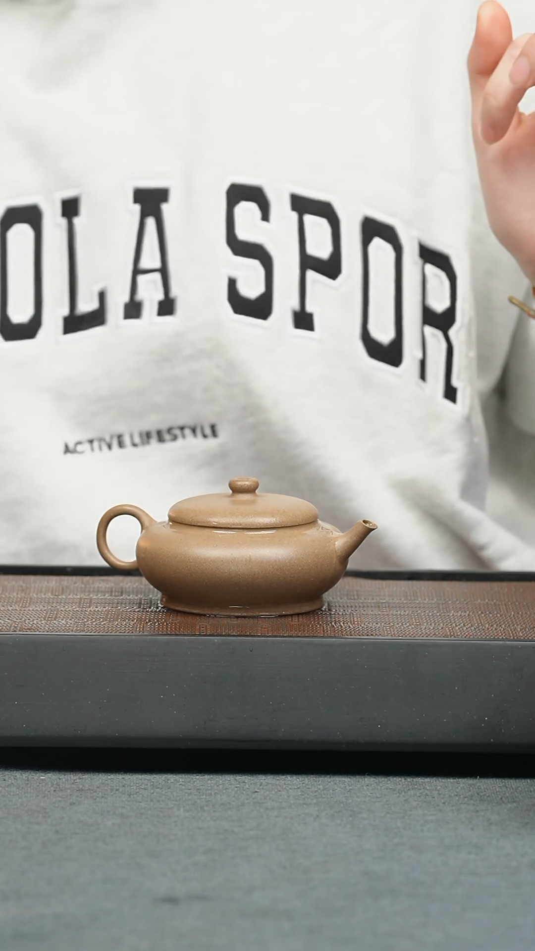 【闪购商品】紫砂茶壶五堂 莲池古式-扁灯