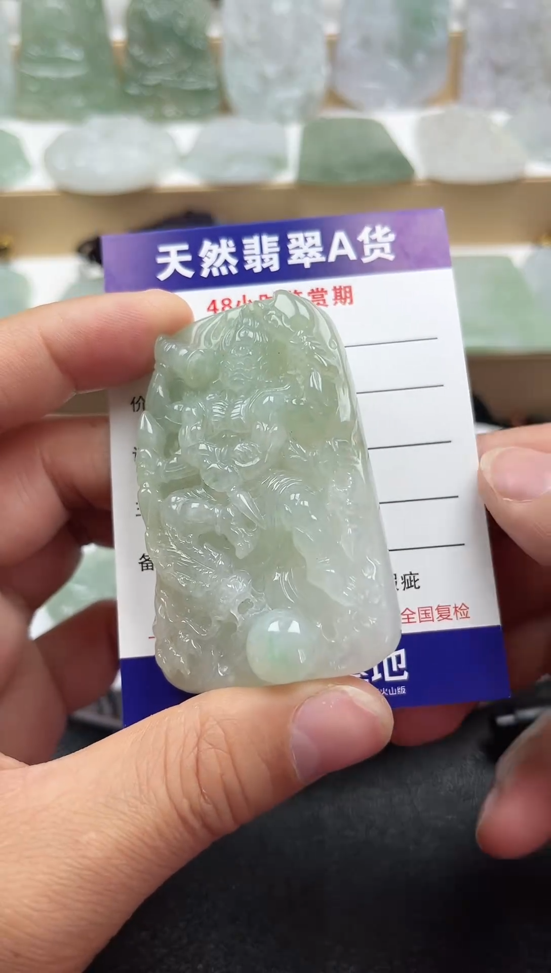 颈饰未镶嵌翡翠      