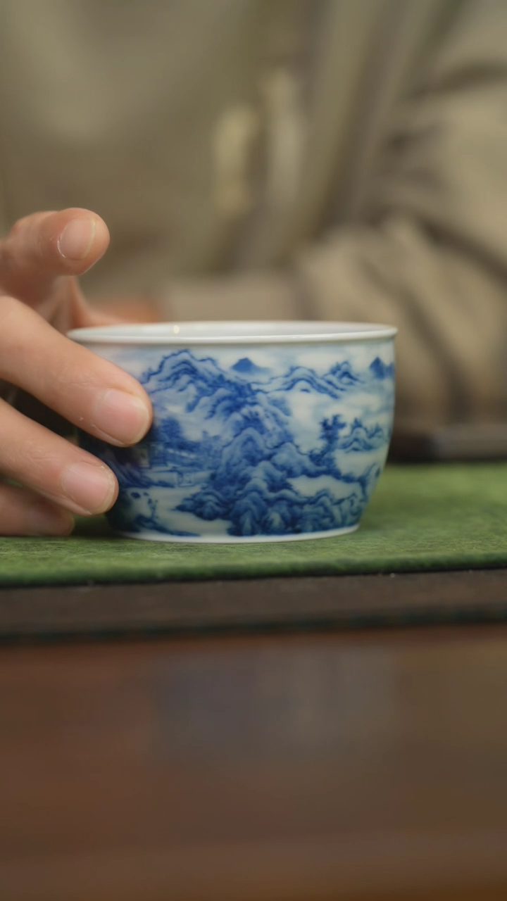 【闪购商品】杯柴窑青花破价福利