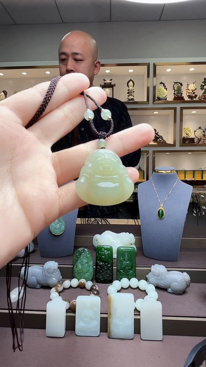 【闪购商品】和田玉挂件未镶嵌苏