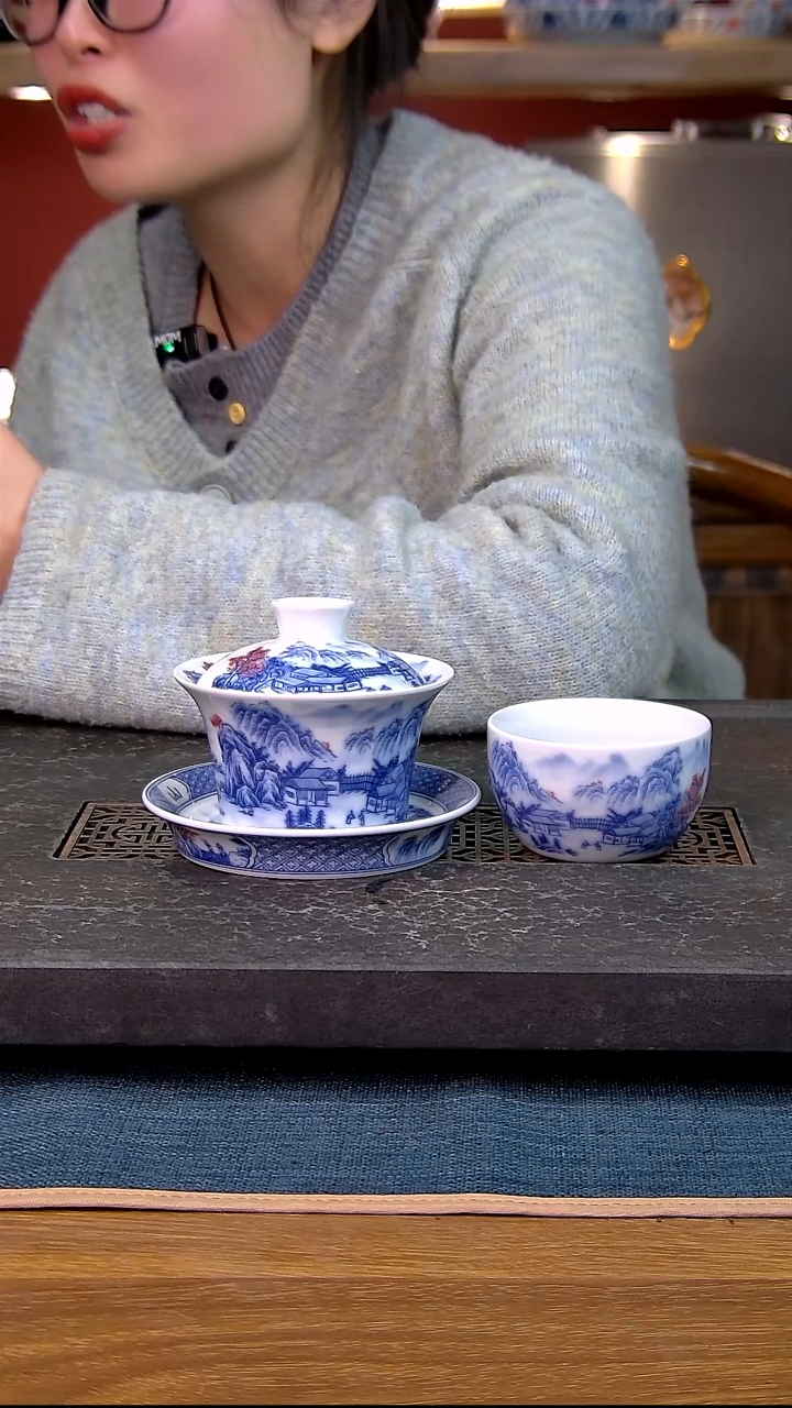 简装家用款2件套 白瓷陶瓷茶具