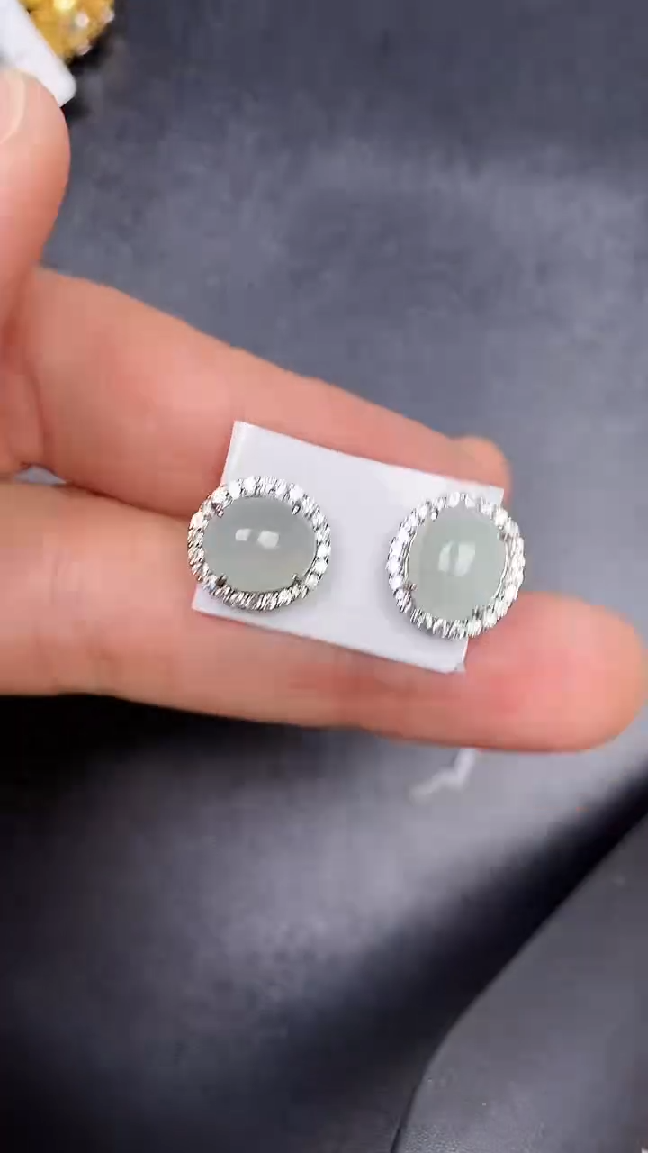 银S925镶嵌戒指翡翠3800