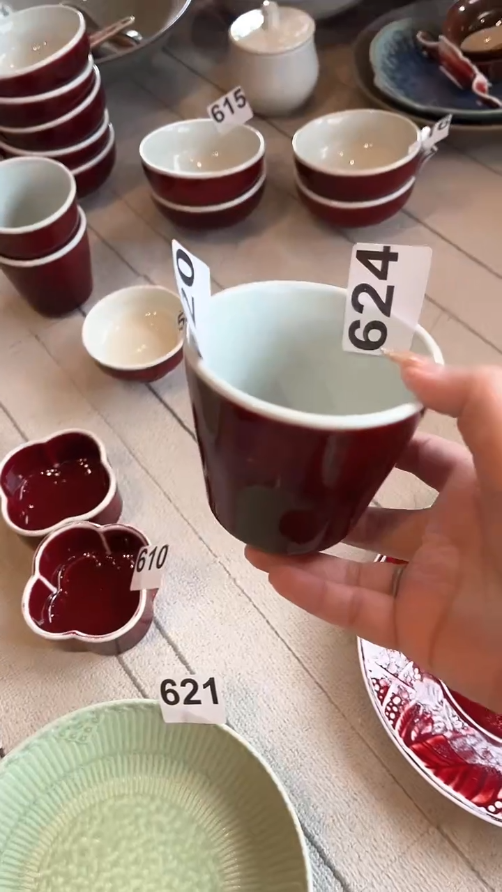 【闪购商品】碗624外郎红水杯       