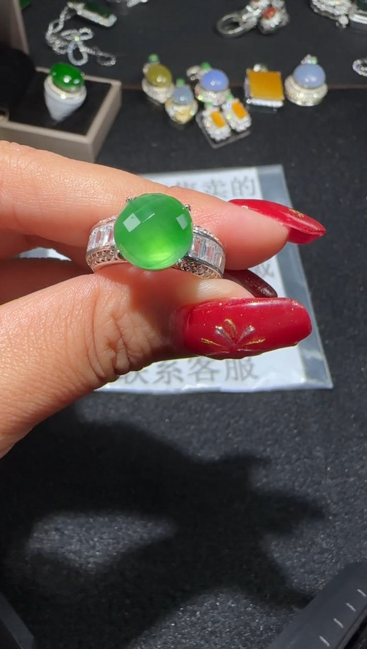 【闪购商品】翡翠戒指未镶嵌多样性发货拍一发一
