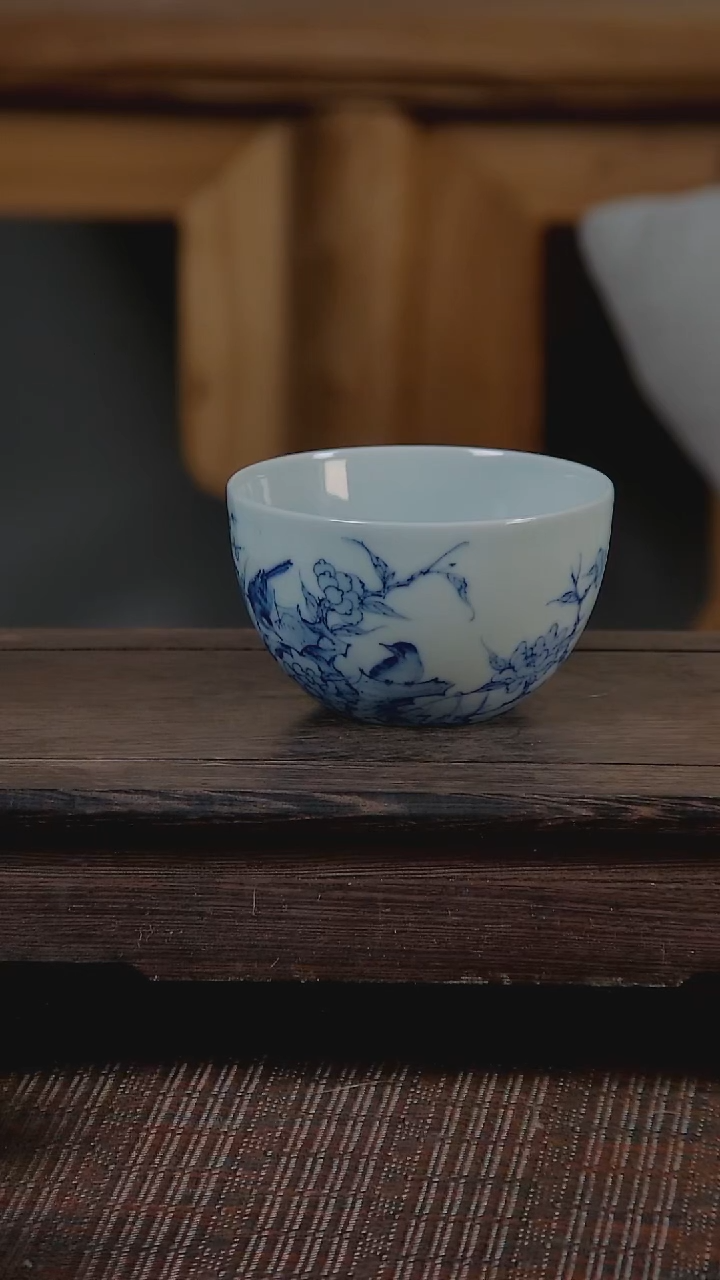 【闪购商品】折葵非器手工手绘握足杯