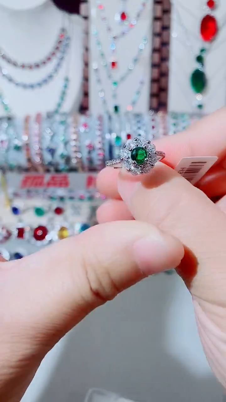 未镶嵌透辉石戒指透辉石戒指