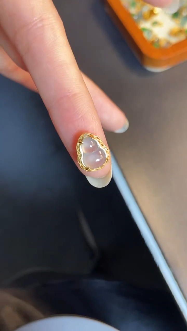 吊坠(不含链)银S925镶嵌翡翠1