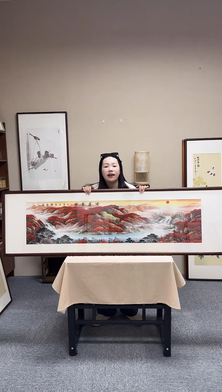 书法HB02鸿运当头-53*175尺寸