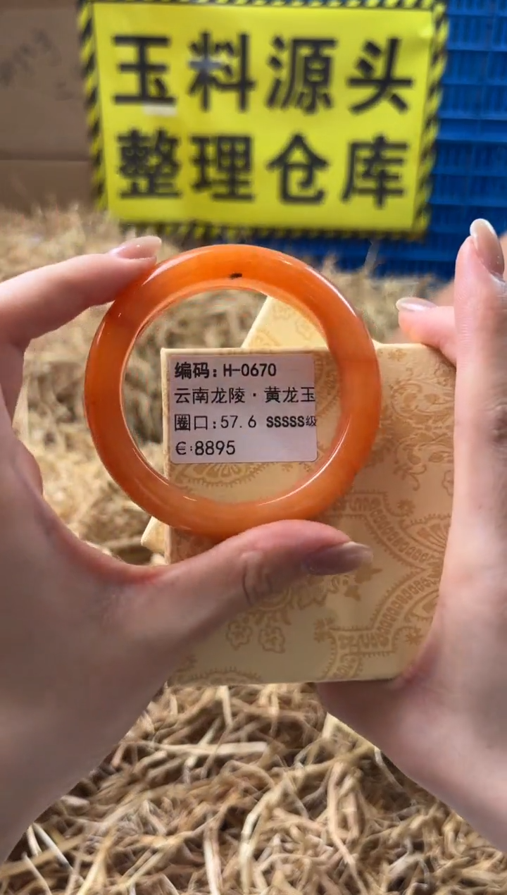 未镶嵌手镯石英质玉H-0670