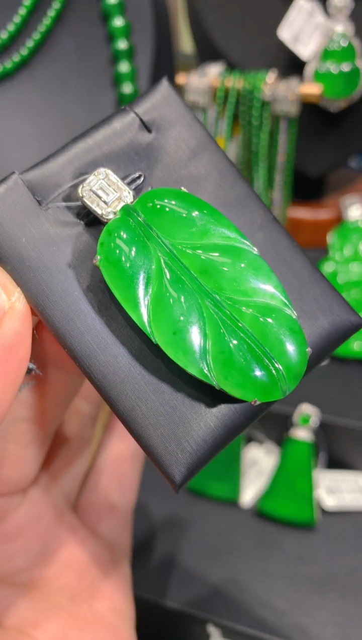 翡翠银S925镶嵌颈饰15一季