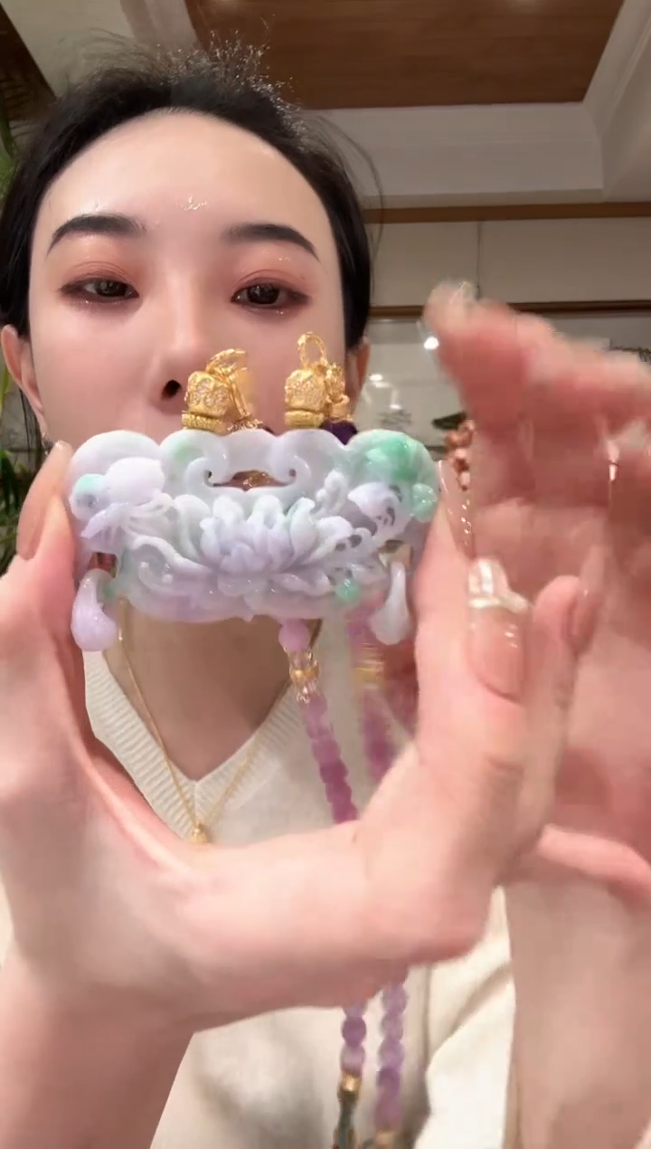 【闪购商品】翡翠颈饰未镶嵌国风