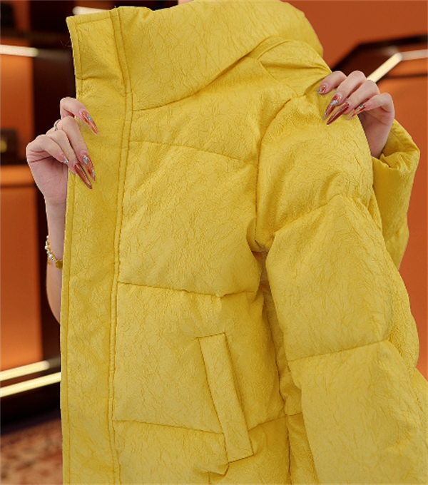 （甄选大朵鸭绒）2025正品重工羽绒服时尚洋气加厚保暖外套9