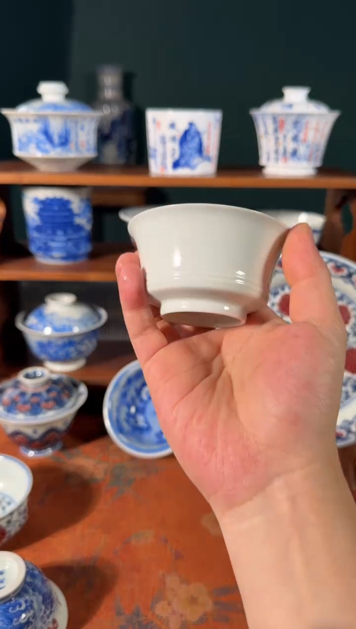 【闪购商品】杯刘建锋窑白胎马蹄