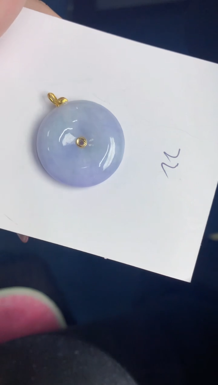 【闪购商品】翡翠颈饰18K金镶嵌000000000