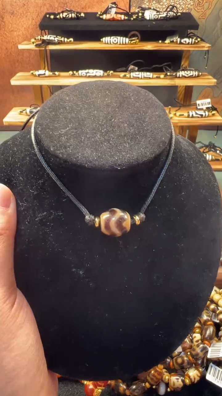 玛瑙/玉髓（覆膜）颈饰合金71(微瑕随机发货）