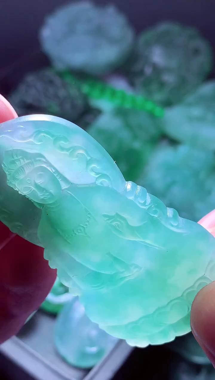 未镶嵌定制翡翠昌*#翡翠毛货定制