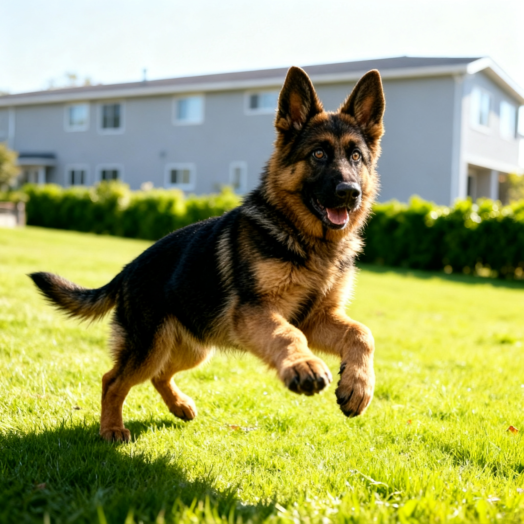 德牧幼犬家养平背狼狗狗狗活体高智商警犬活物工作犬弓背幼崽霸气