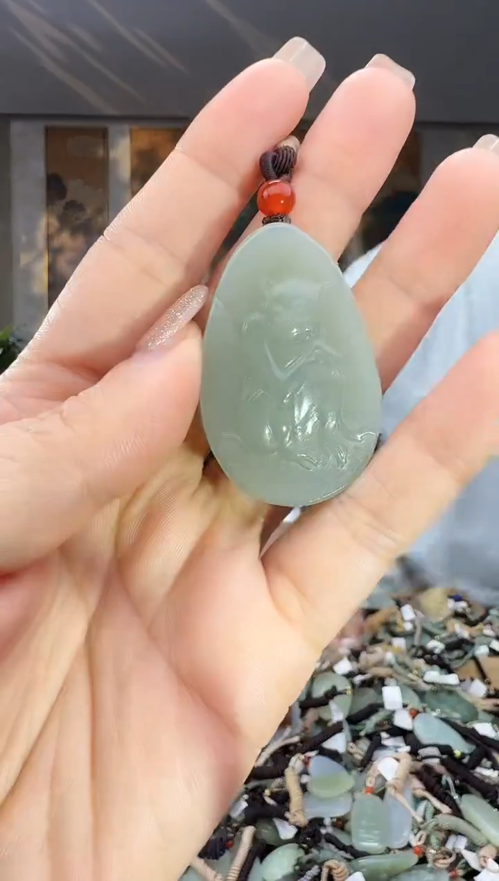 颈饰未镶嵌和田玉拍一发一多样性发货