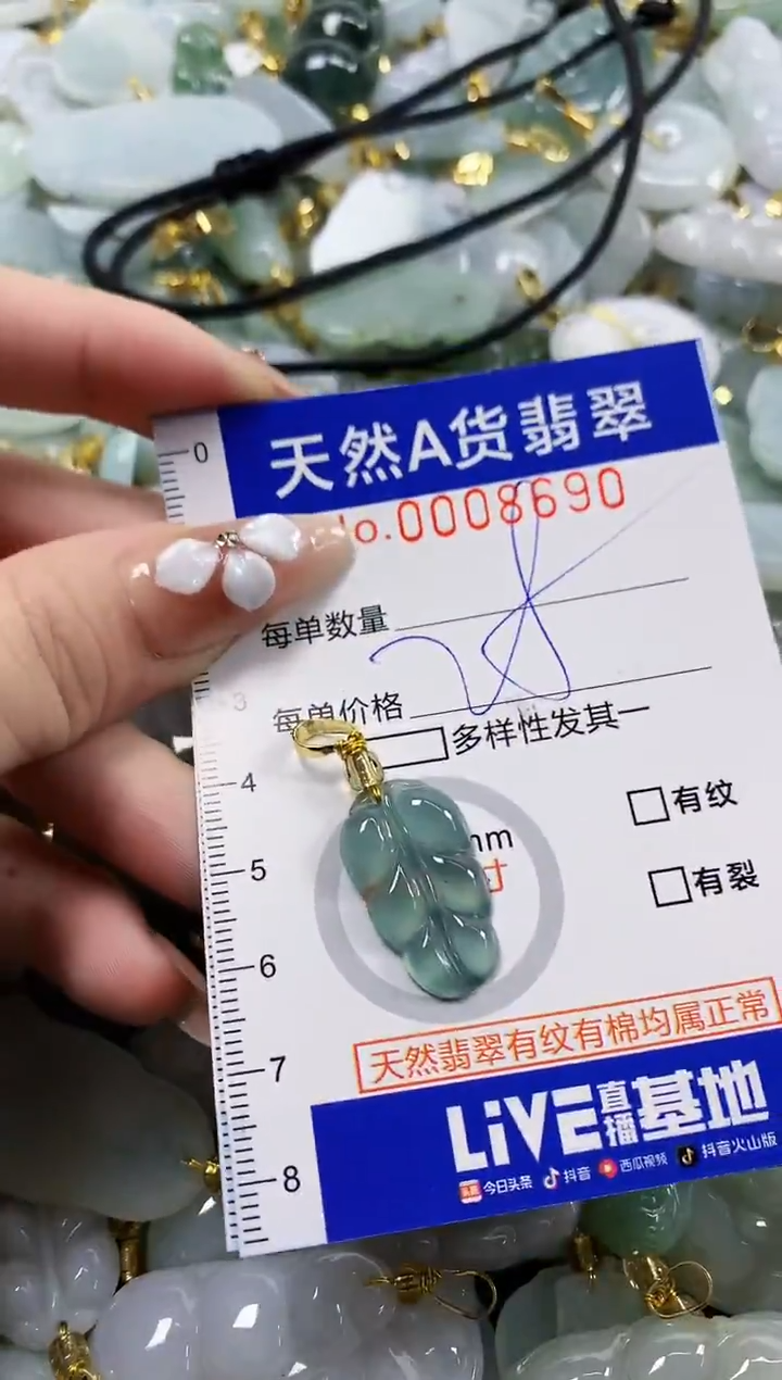 颈饰未镶嵌翡翠天然A货翡翠