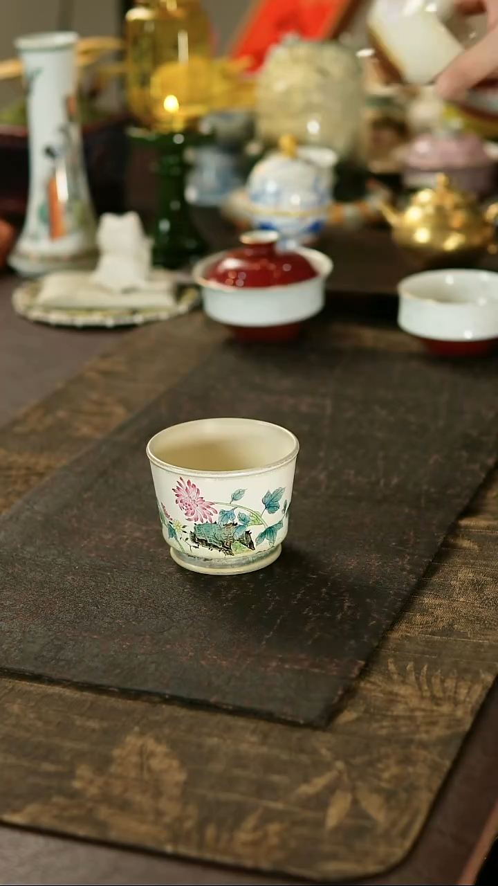 景德镇陶瓷杯碗柴烧多人