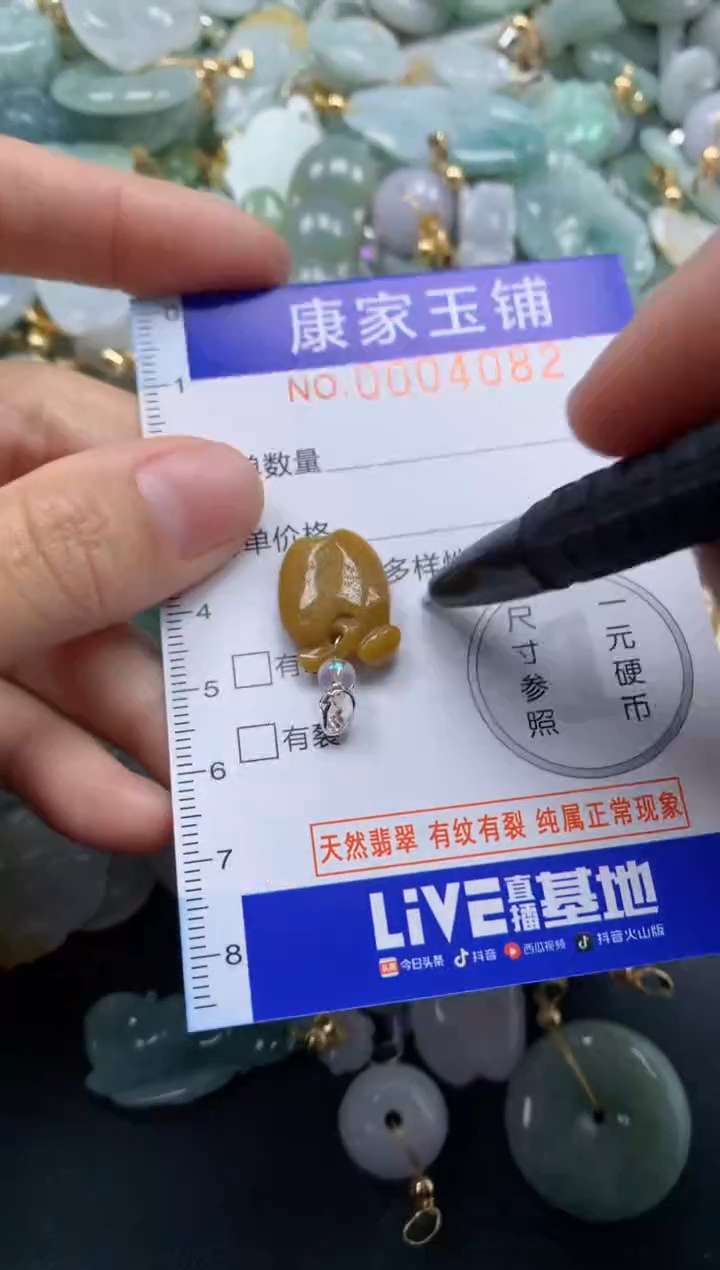颈饰未镶嵌翡翠4082