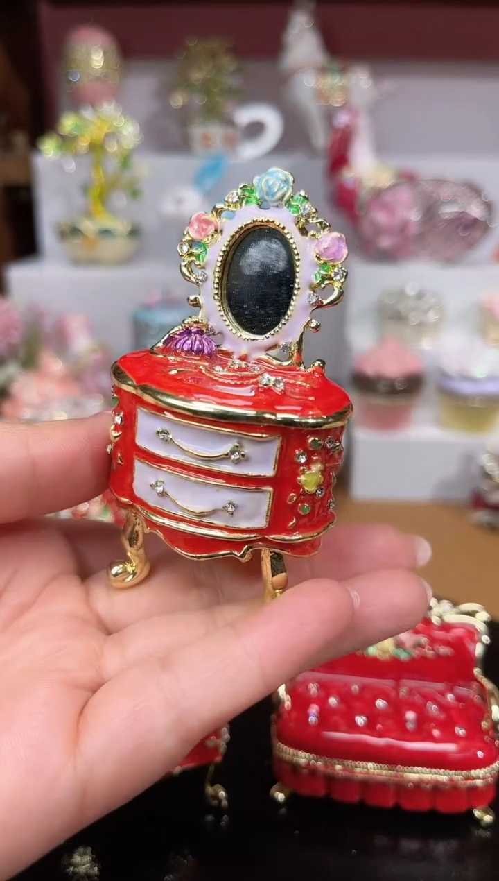 【闪购商品】易尚宝珐琅彩首饰盒