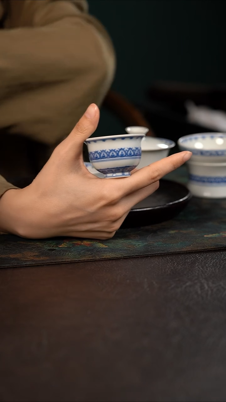 杯聚澜堂点工宝相一口杯