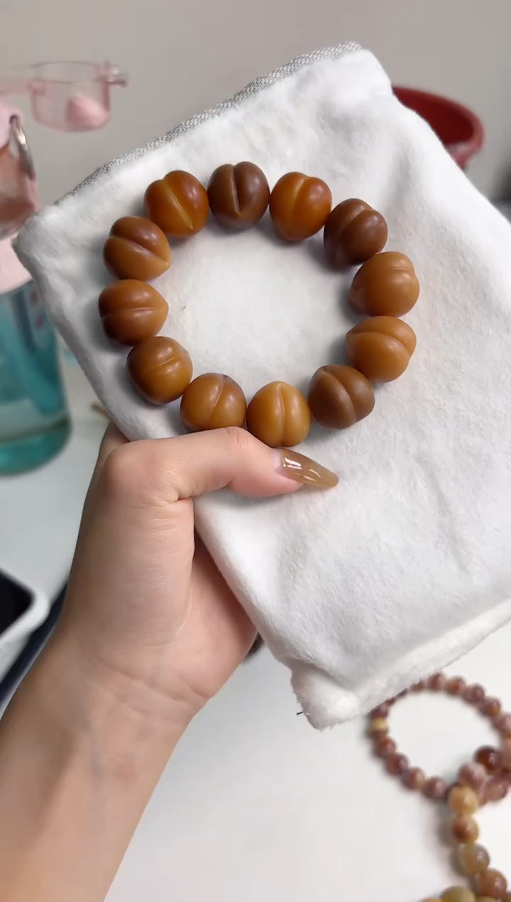 手串菩提根/象牙果沐c05干磨仙桃20mm手串