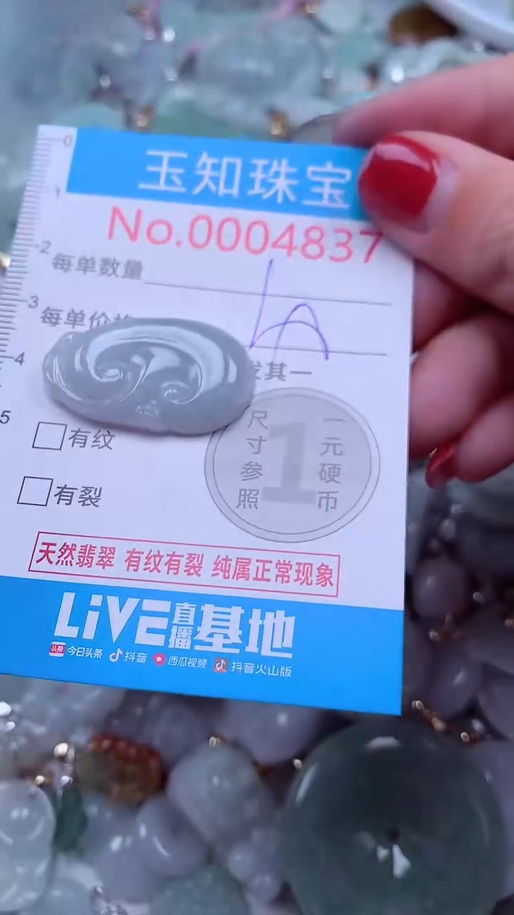 吊坠(不含链)未镶嵌翡翠4837