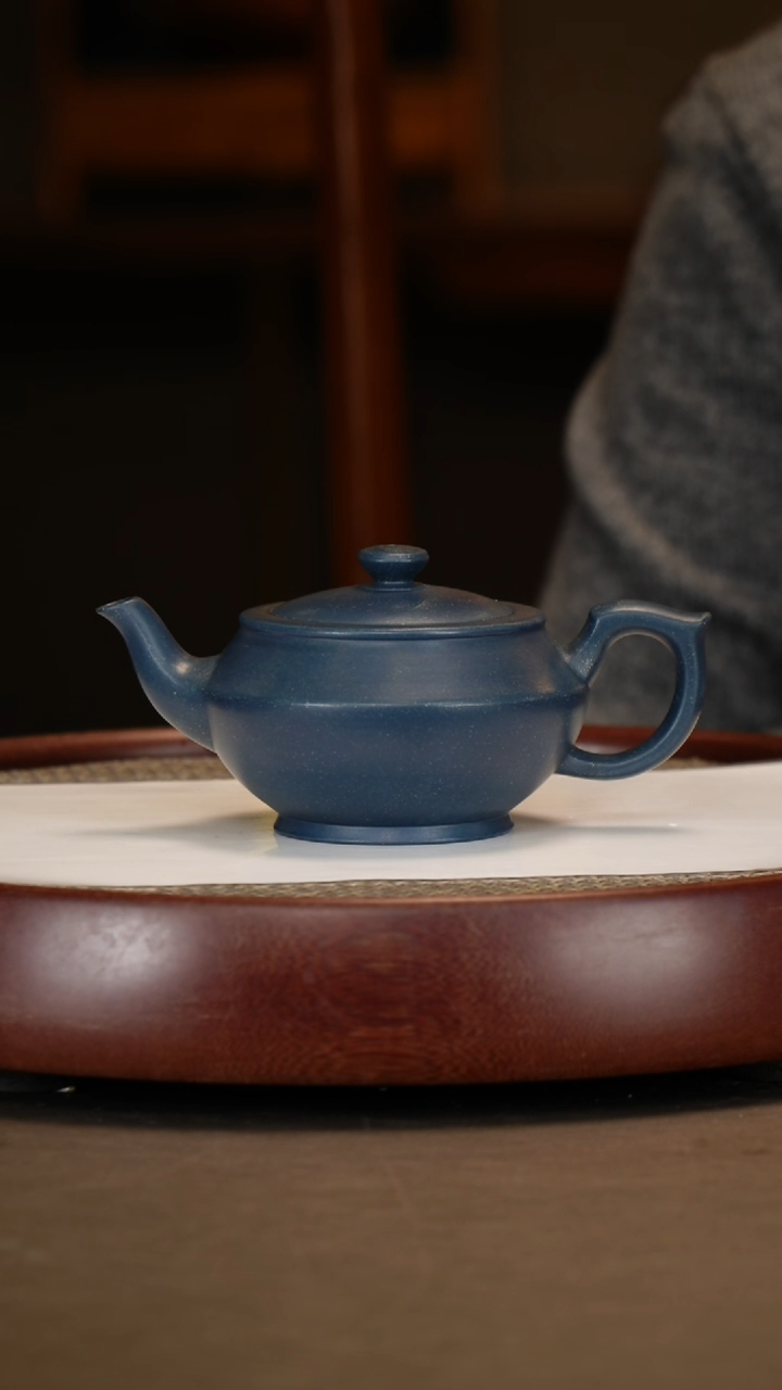 【闪购商品】紫砂茶壶【薛锋】墨绿泥汉云   280CC