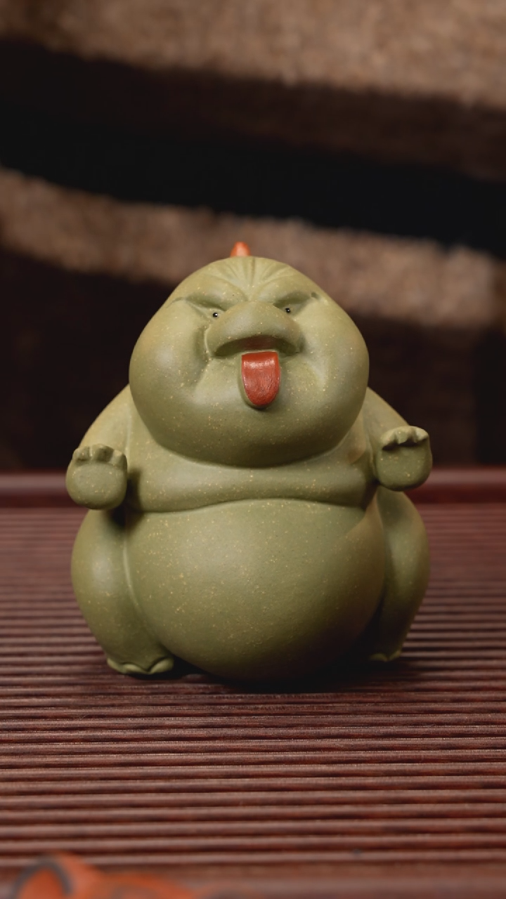 【闪购商品】紫砂茶宠胖哥斯拉