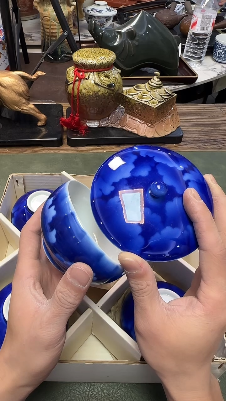 853分出深川制盖杯