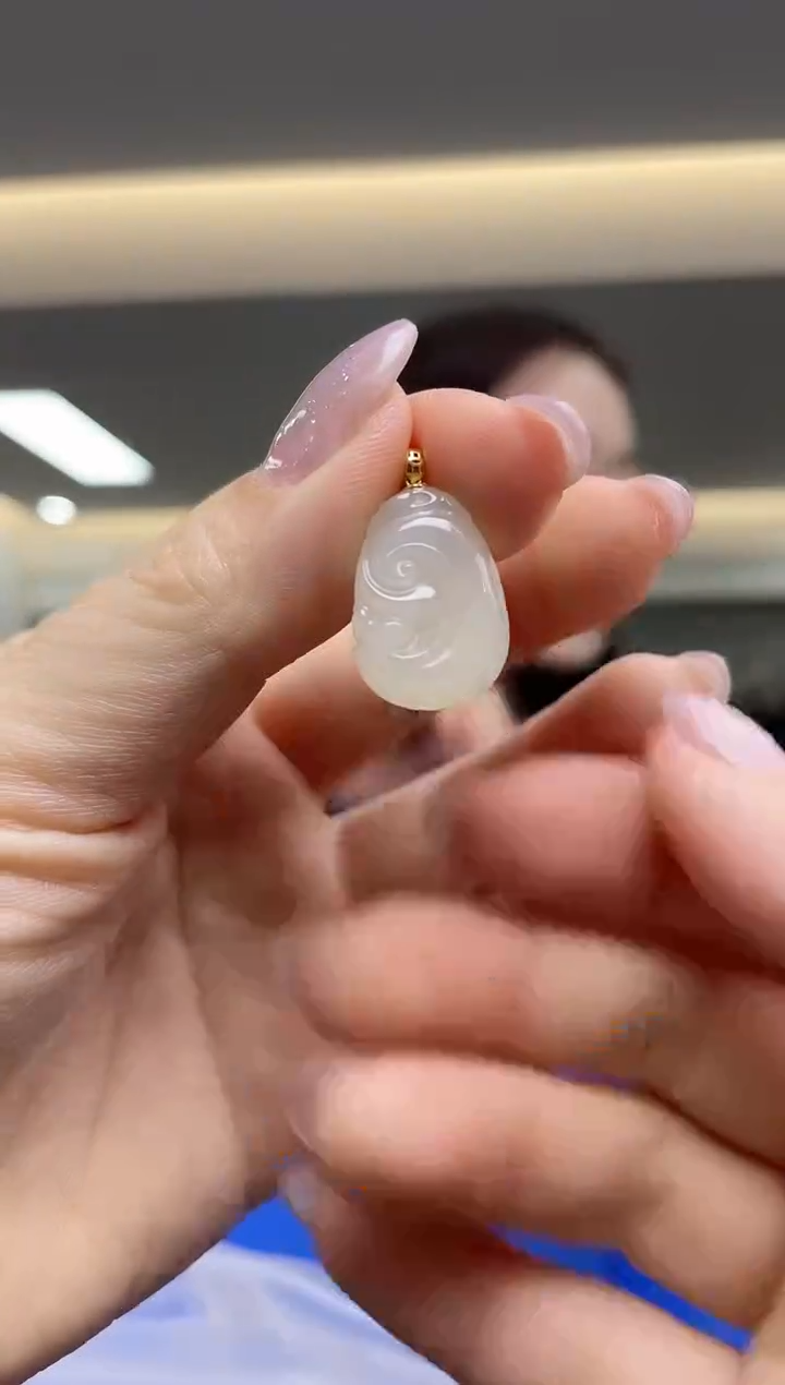 【闪购商品】和田玉`18K金镶嵌（多样性发一件）